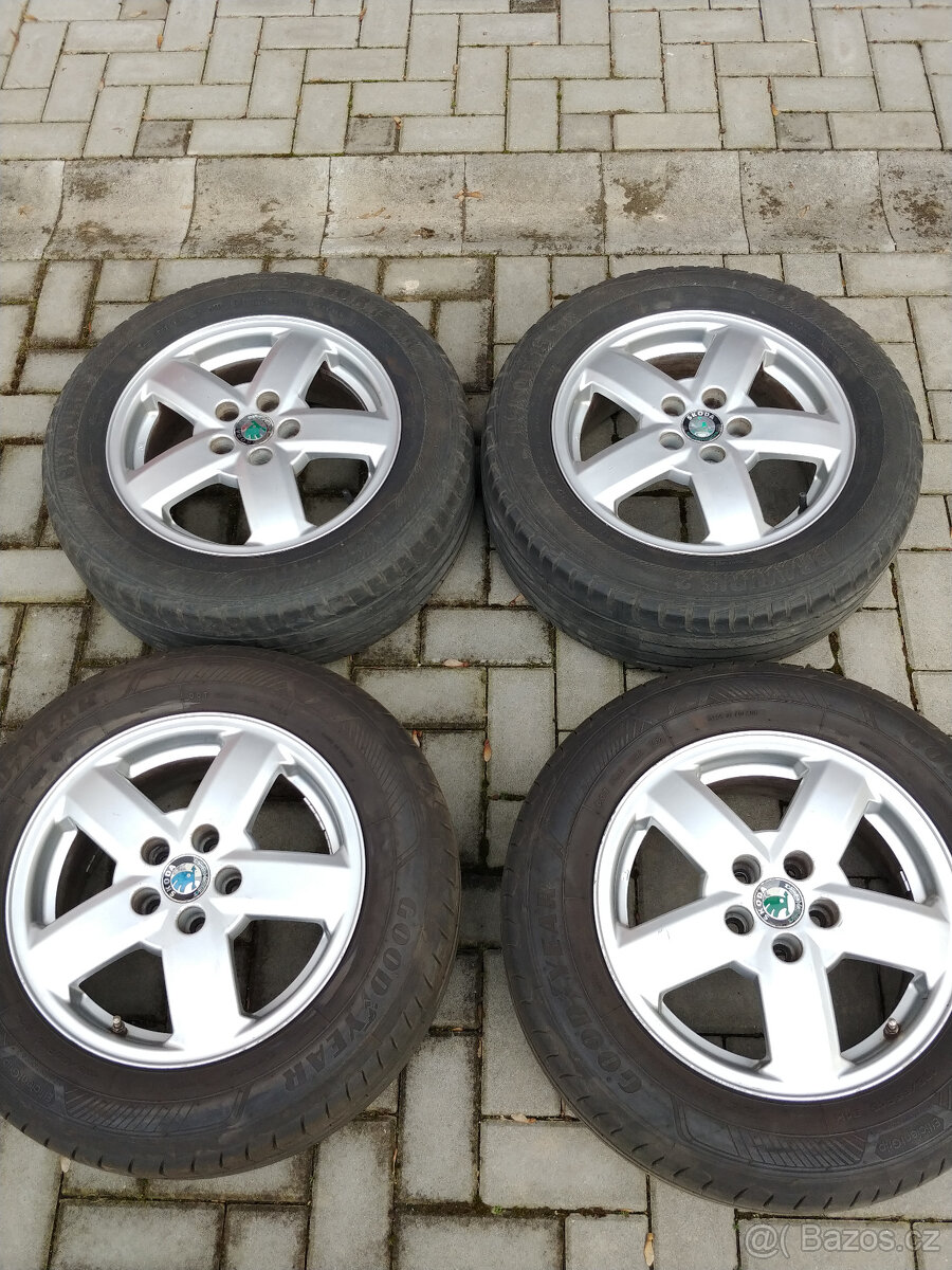Alu disky R15 + letní pneu