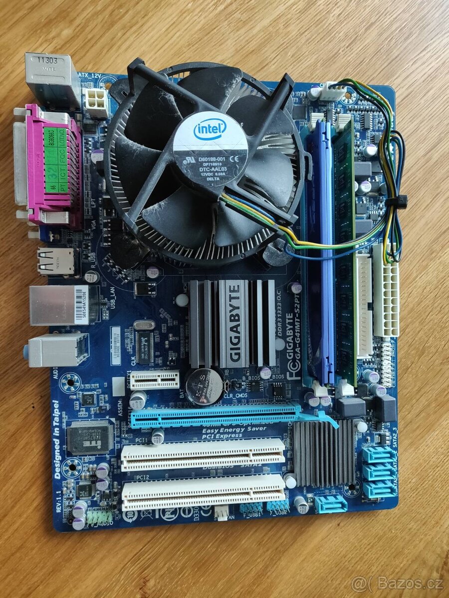 GA-EG41MFT-S2PT, LGA 775, Q6600, 4GB DDR3 RAM