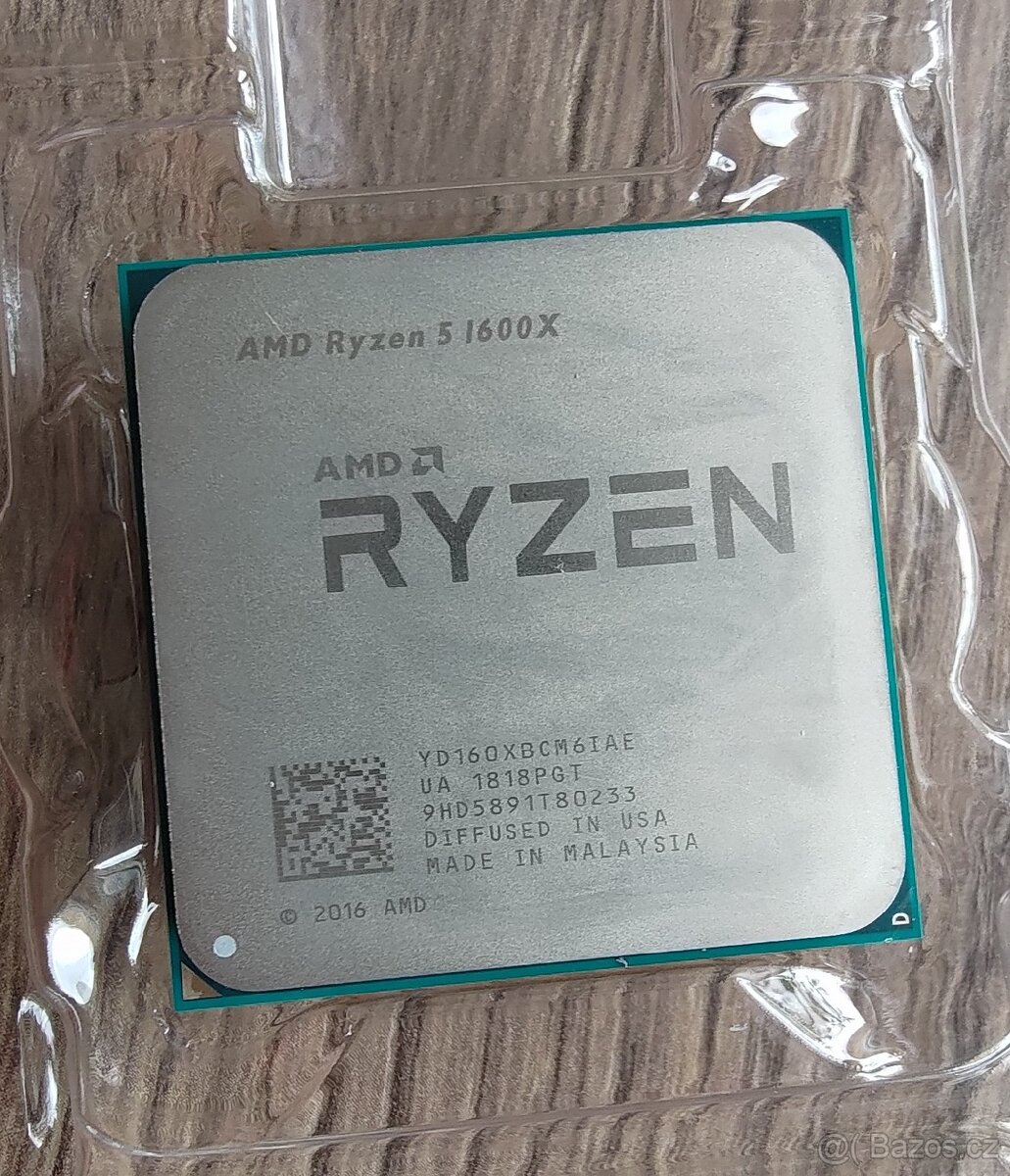 CPU AMD Ryzen 5 1600x