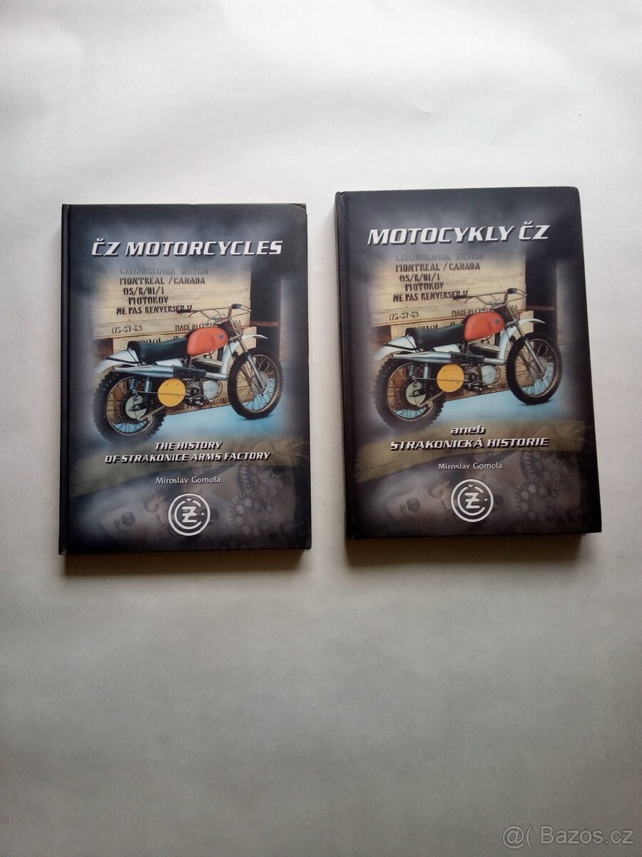 2x kniha Motocykly ČZ