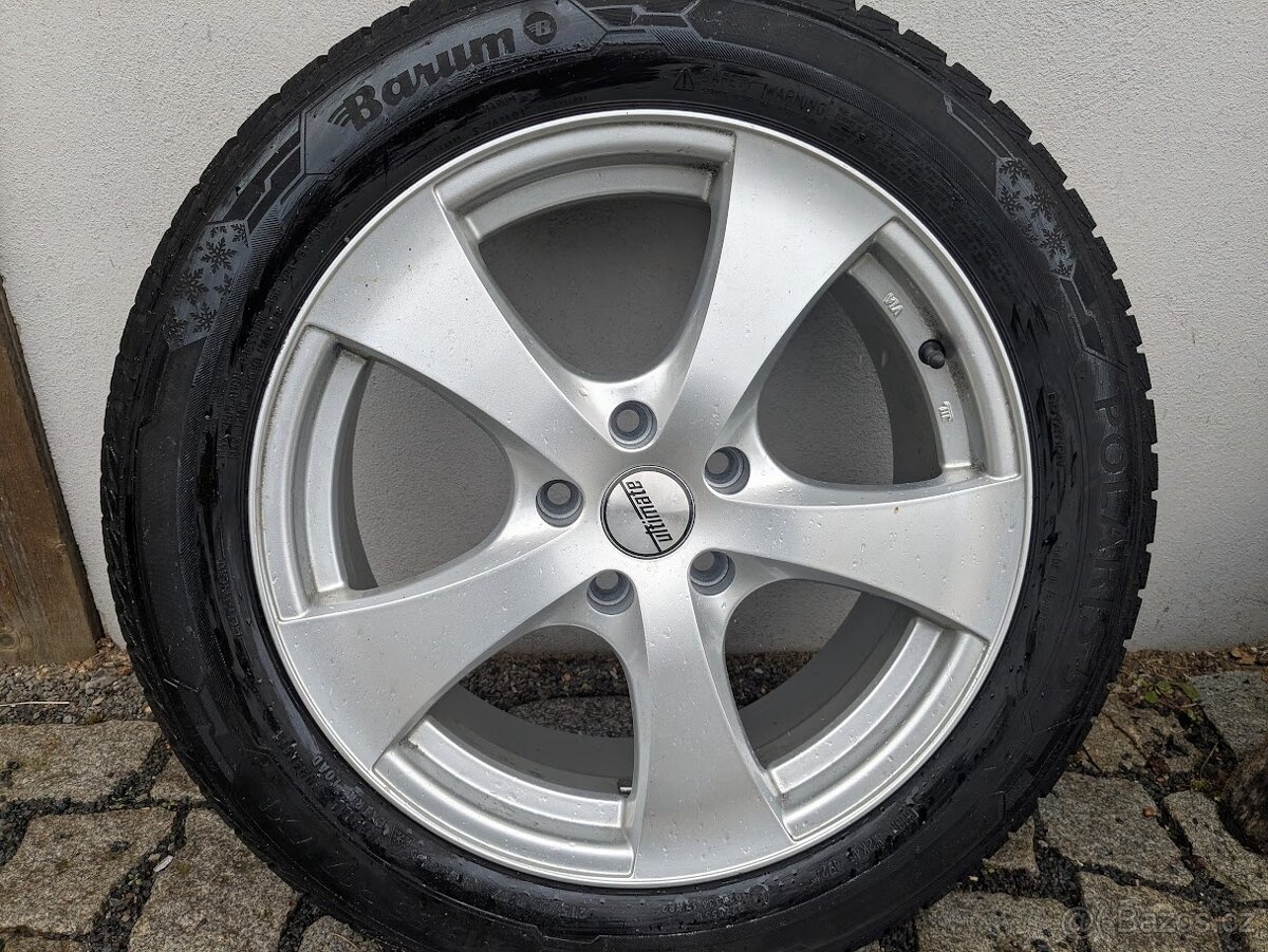 Alu disky + zimní pneu 17" Barum