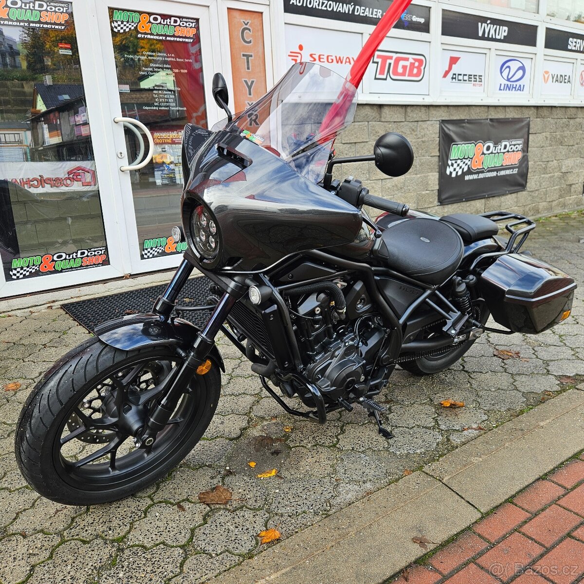 Honda CMX 1100 Rebel,tempomat,1. maj.,ČR,3.762km