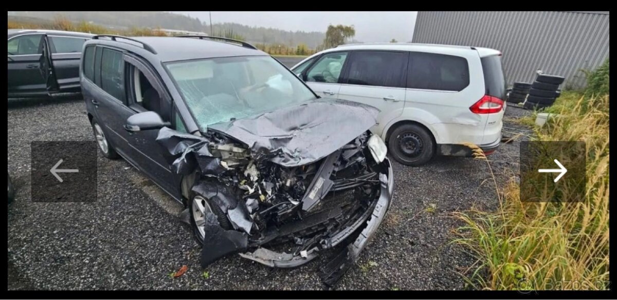 Prodám díly z vozu VW touran 1.9tdi