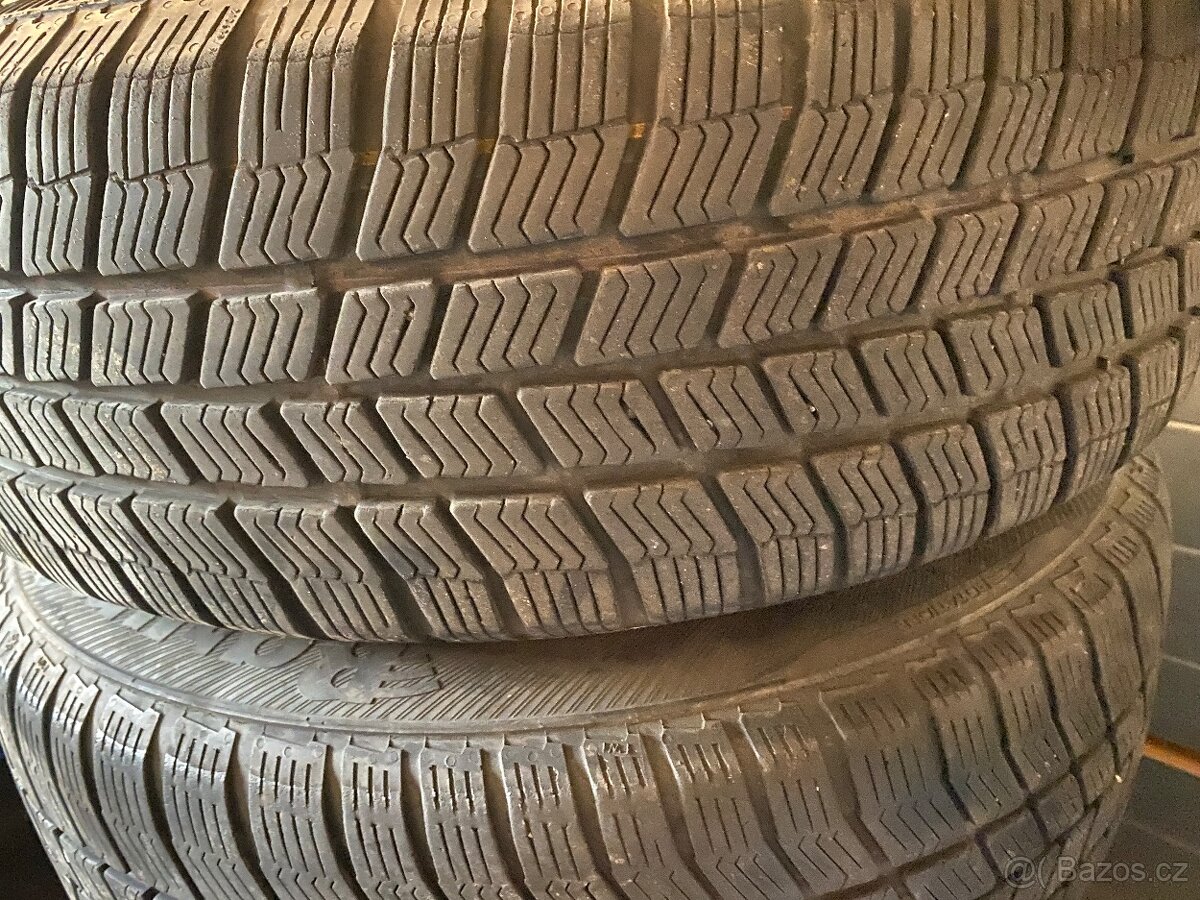 Plechové disky 15” 4x108 a zimní pneu 195/65/R15