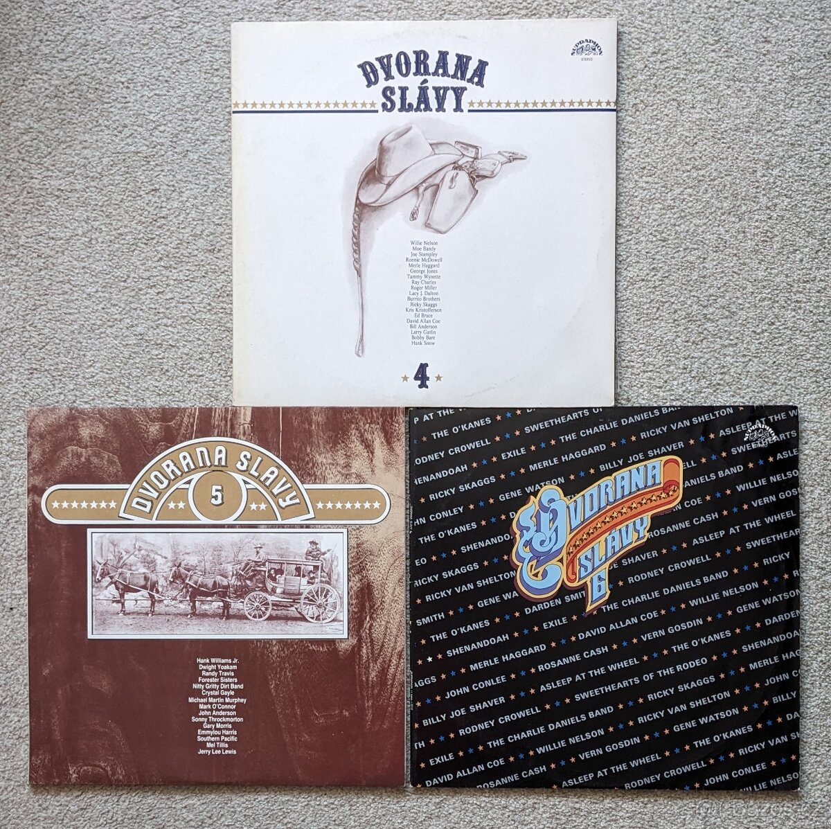 3x 2LP Dvorana slávy č. 4,5,6