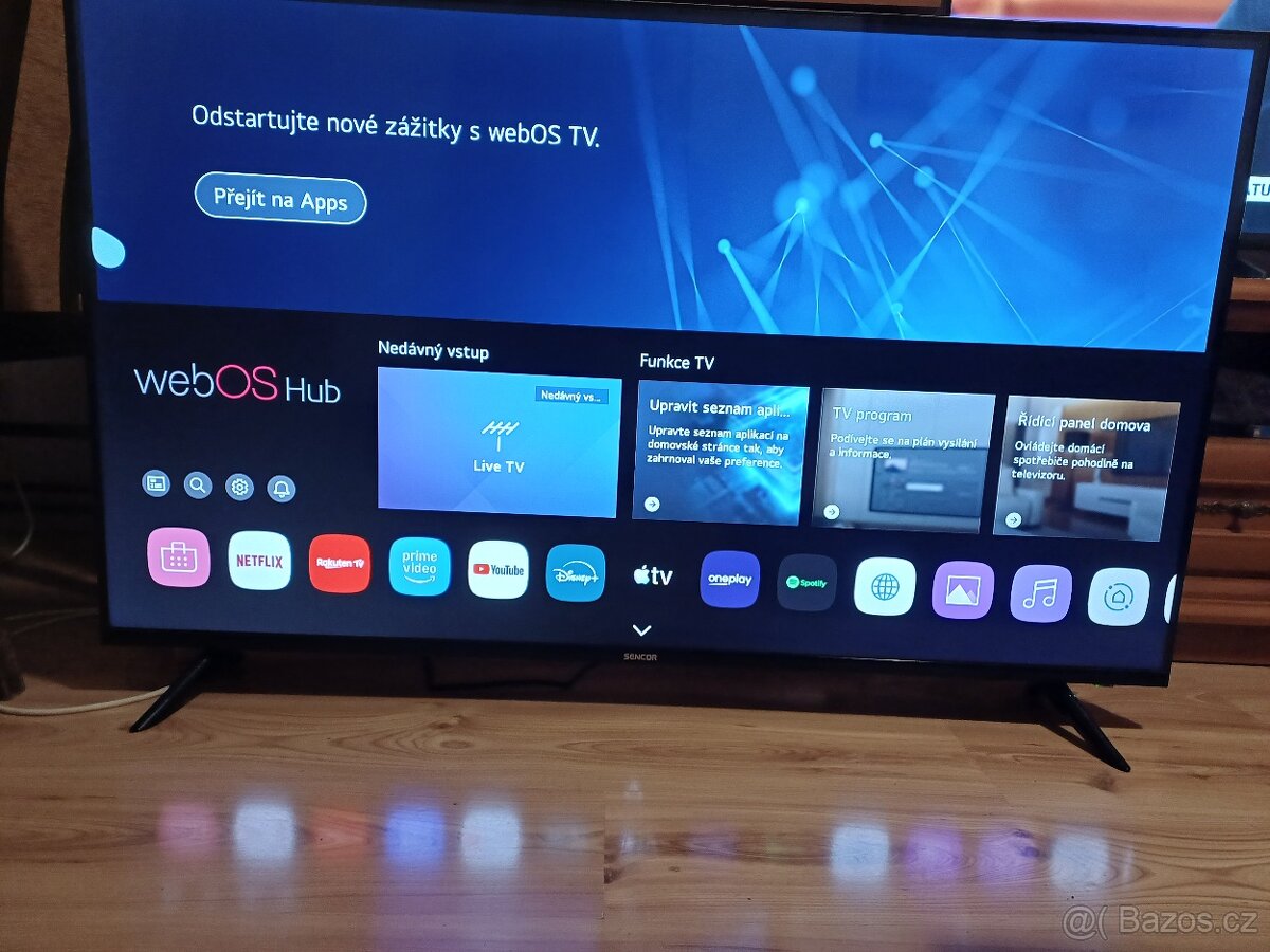 4K Smart TV 55" Sencor SLE 55US800TCSB -140cm