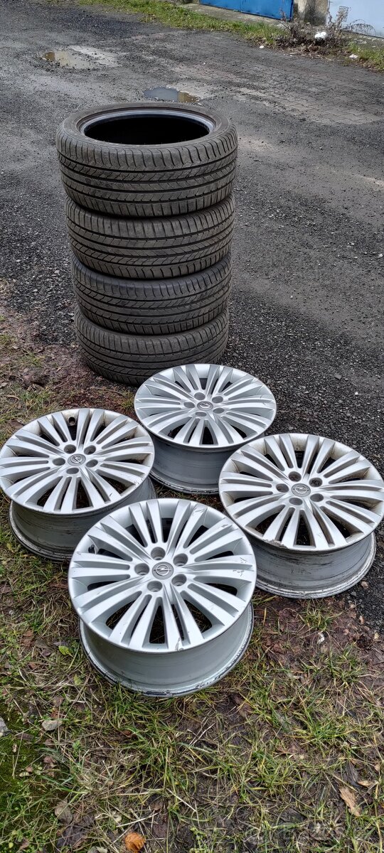 Alu kola 17 Opel Astra + pneu