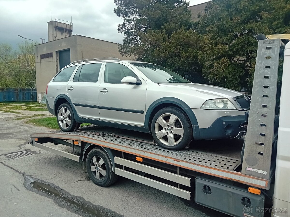 Škoda Octavia Scout 2.0 tdi 103kw 4x4 320t,km r 07 nepojizd