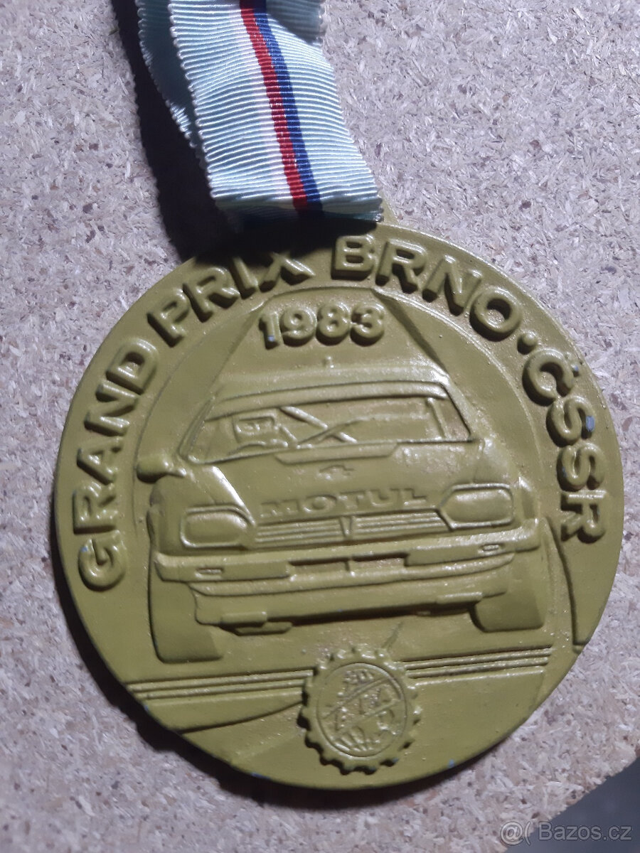Medaile, odznaky různé ČR, Grand prix Brno ČSSR 1988