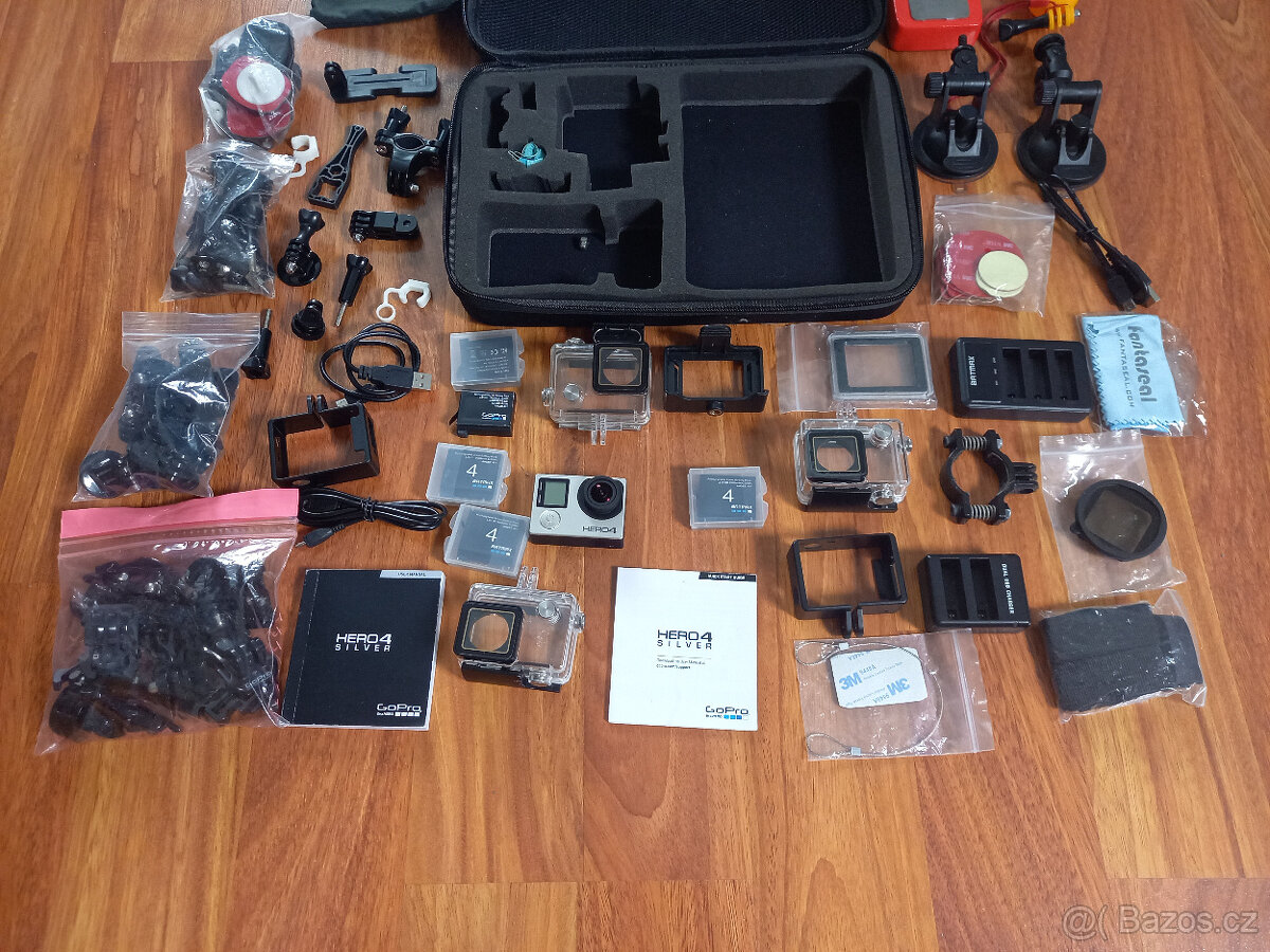 GoPro Hero 4 s velkým příslušenstvím