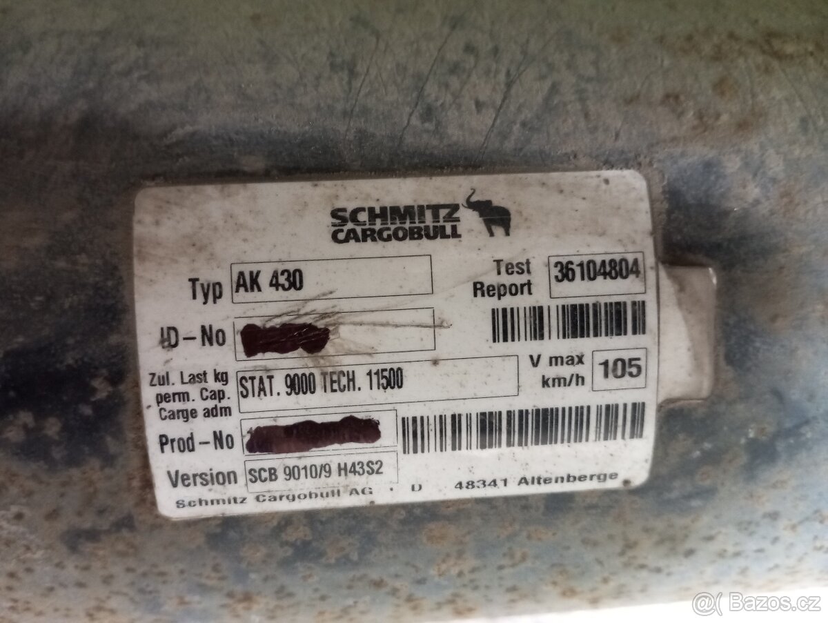Schmitz zvedací naprava typ Ak 430