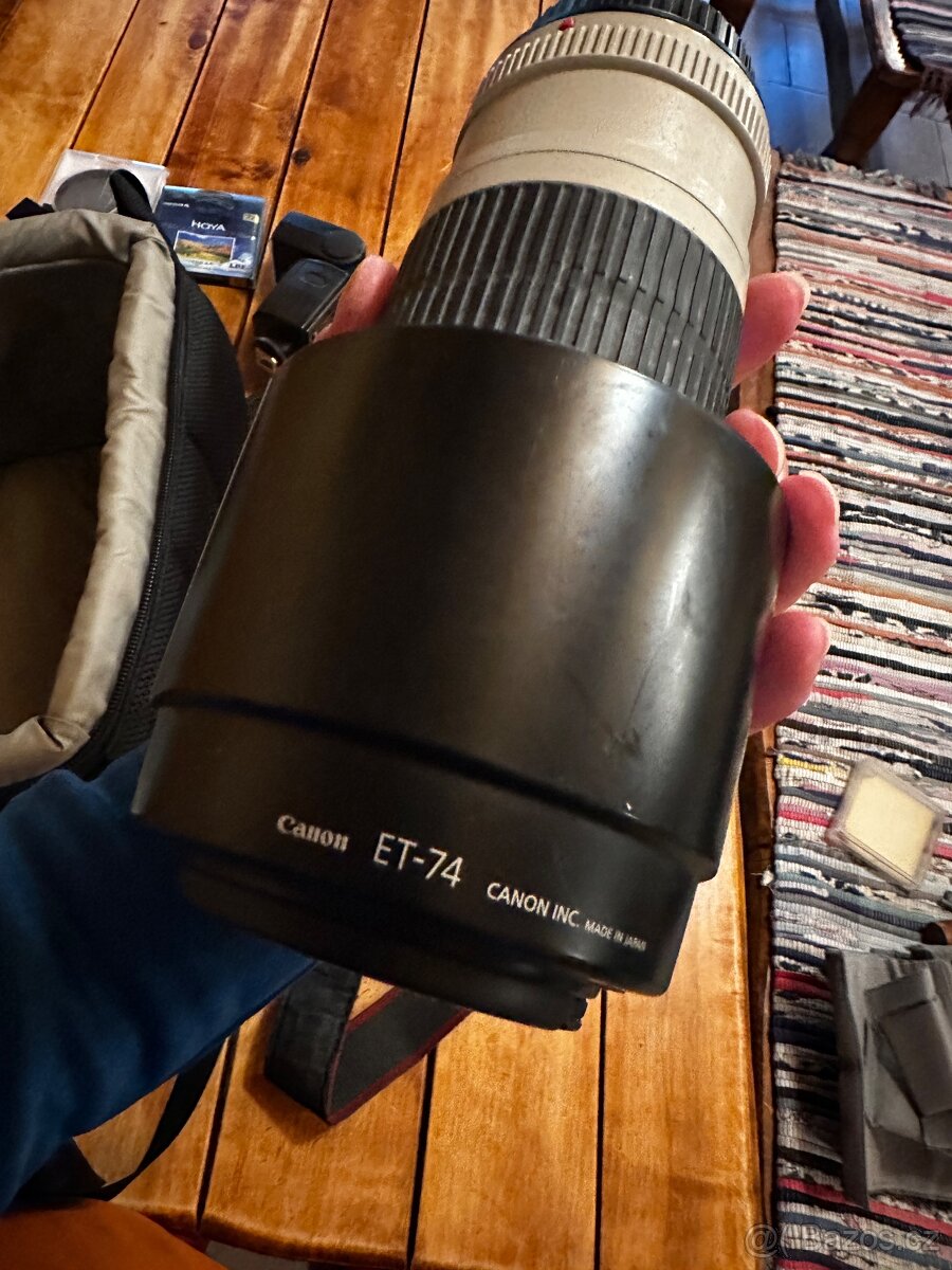 Canon EF 70-200mm f/4L USM – výborný stav, kompletné prísluš