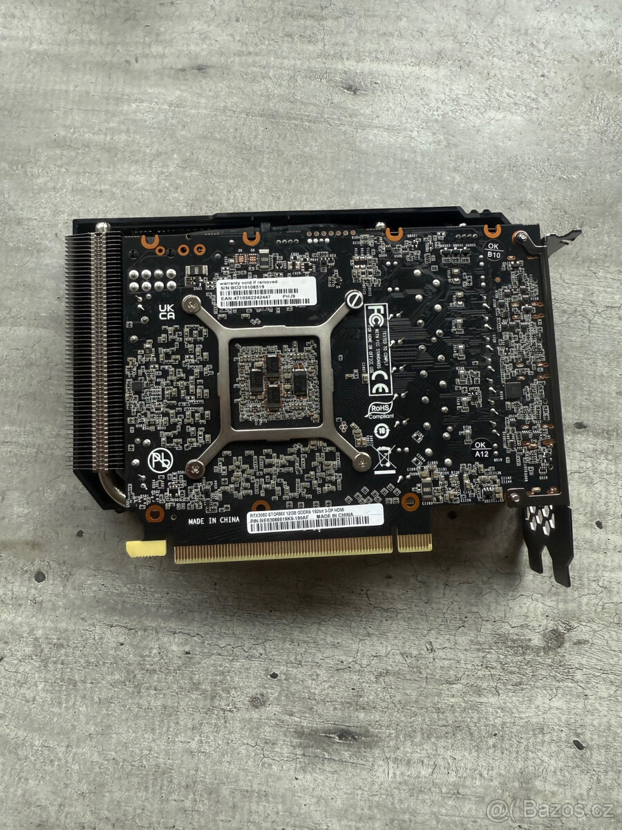 Palit GeForce RTX 3060 StormX OC 12GB GDDR6