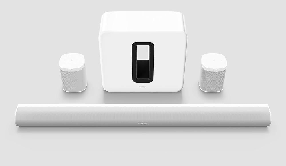 Domáce kino – Sonos Arc + Sub Gen 3 + 2x One SL