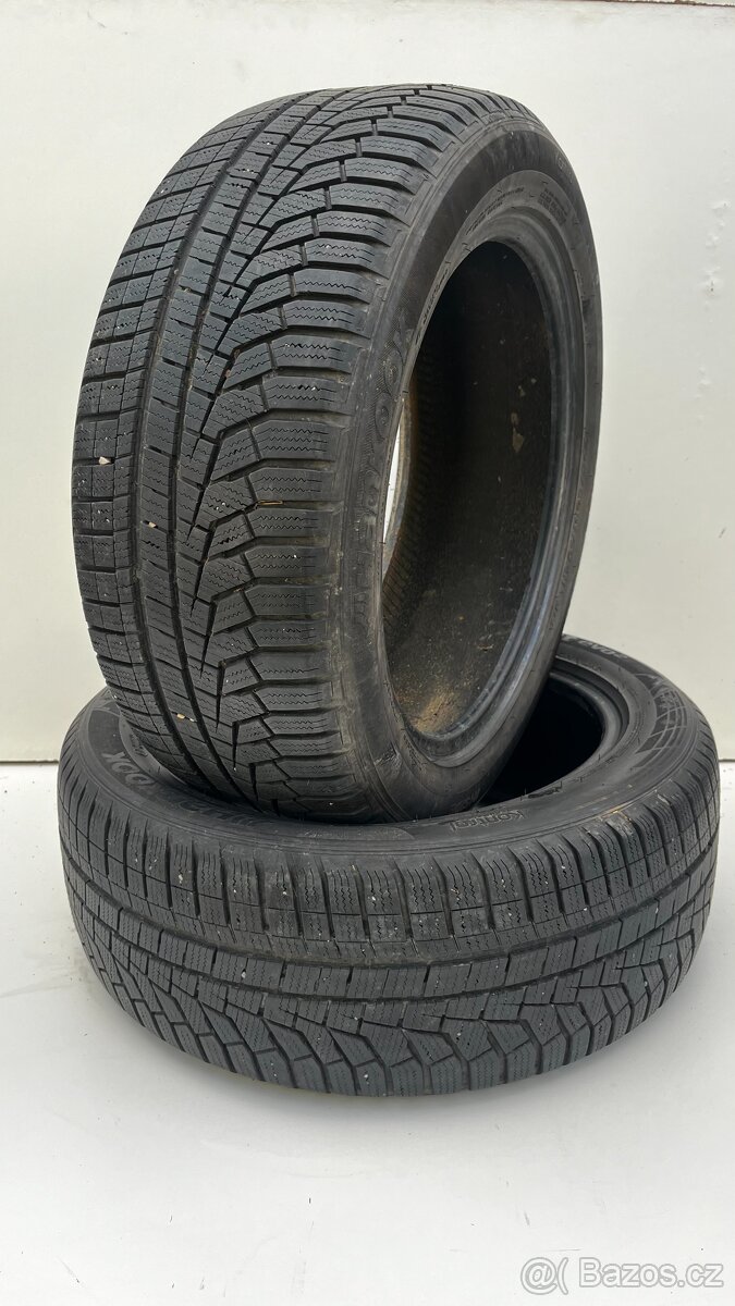 2x zimní pneu - 225/50 R17 94H - HANKOOK - 6mm