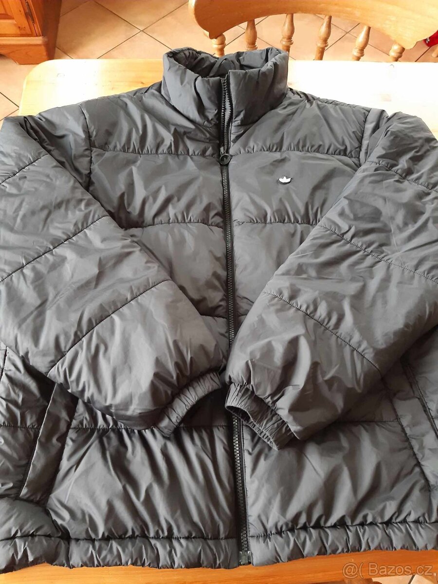 Pánská černá bunda adidas vel. L