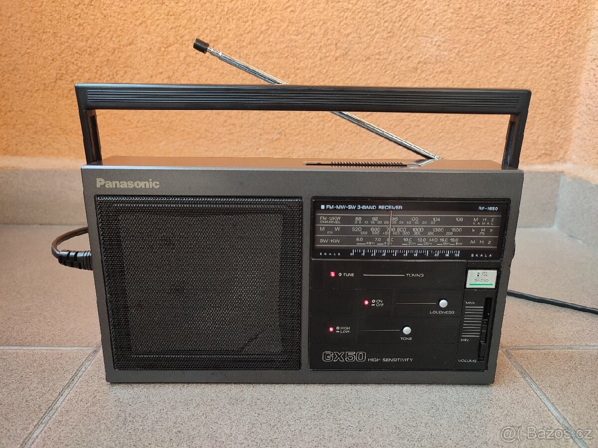 RADIO PANASONIC RF -1650J, GX-50 HIGH SENSIVITY