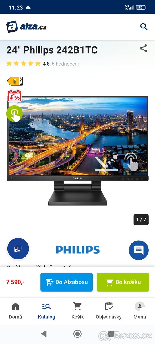 Dotykový monitor Philips 24"
