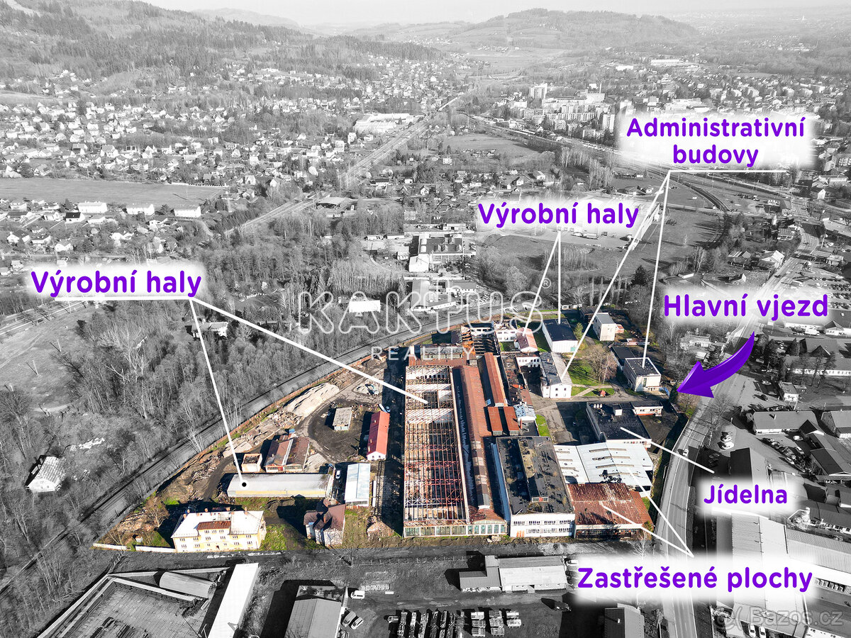 Pronájem objektu 1400m2 ve Frýdlantu nad Ostravicí.