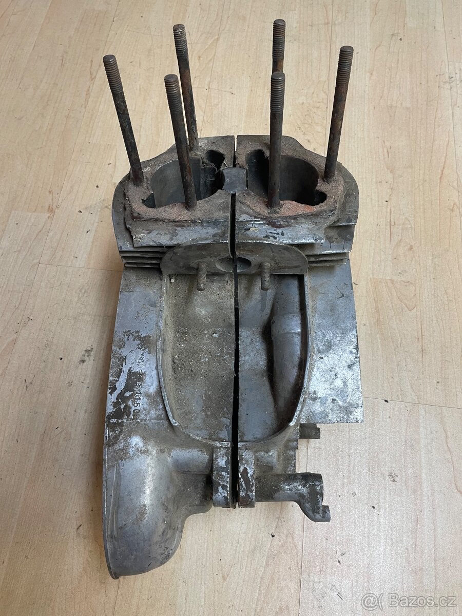 Jawa 350 Panelka typ 360 kartre motora bloky