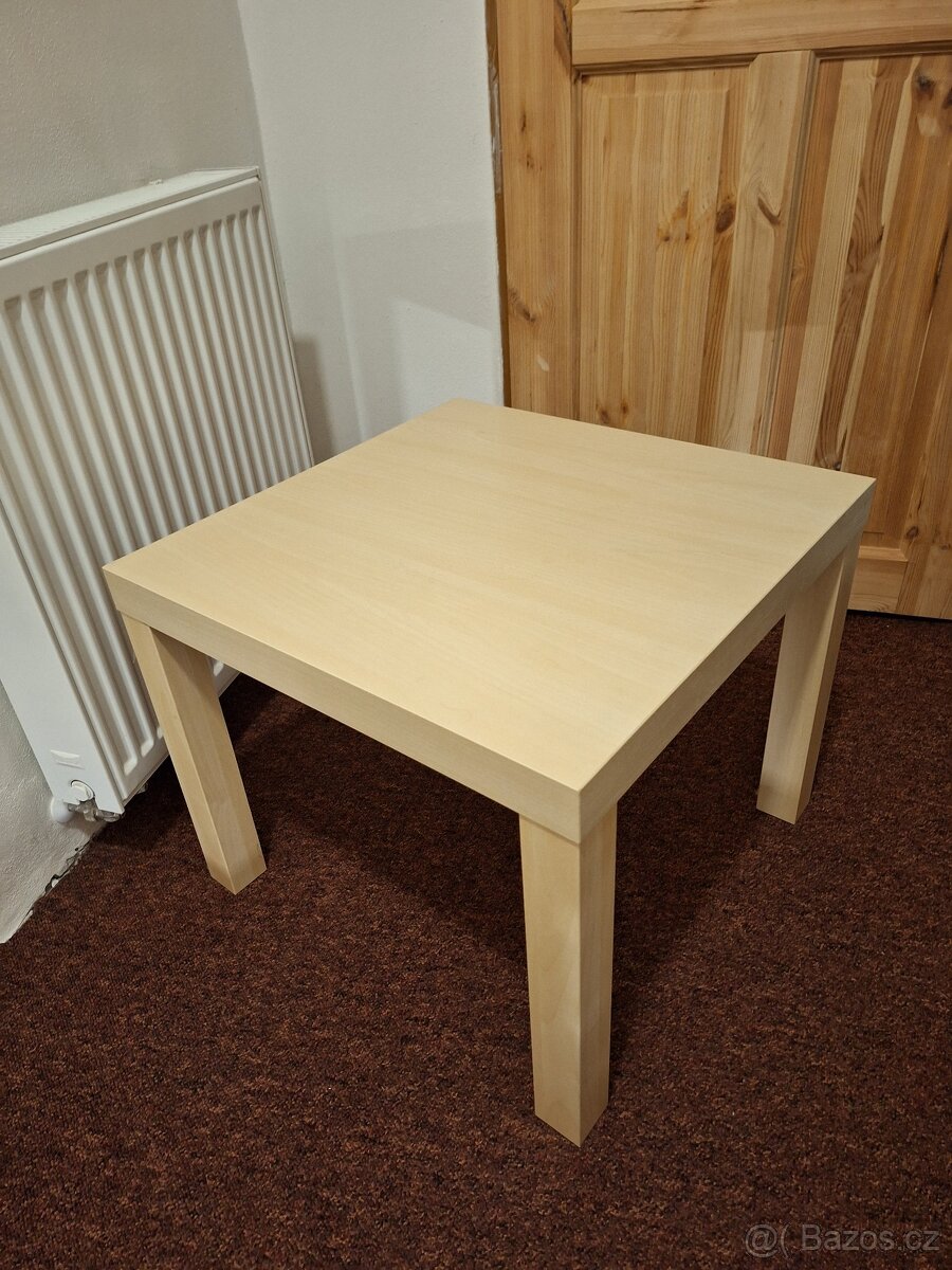 6x stolek LACK IKEA dekor bříza