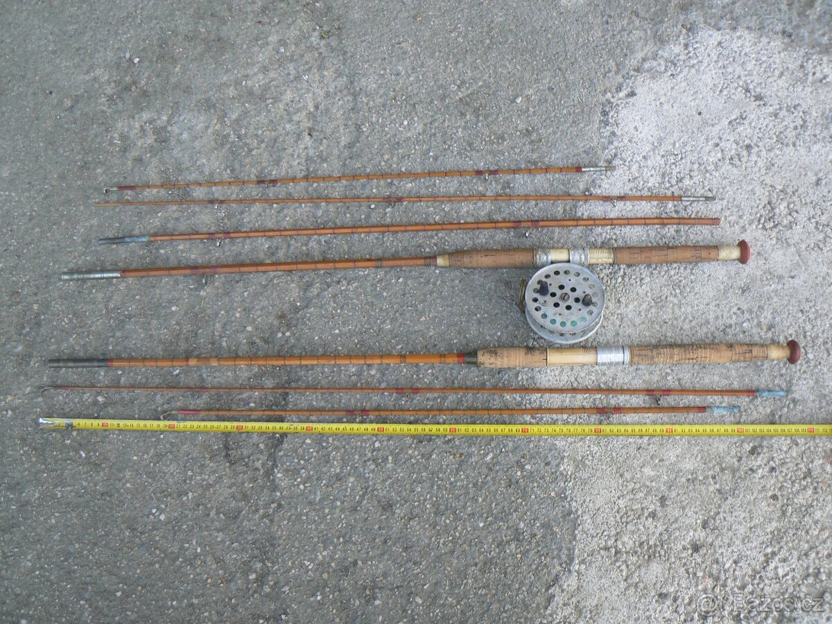 Bambusové pruty+naviják