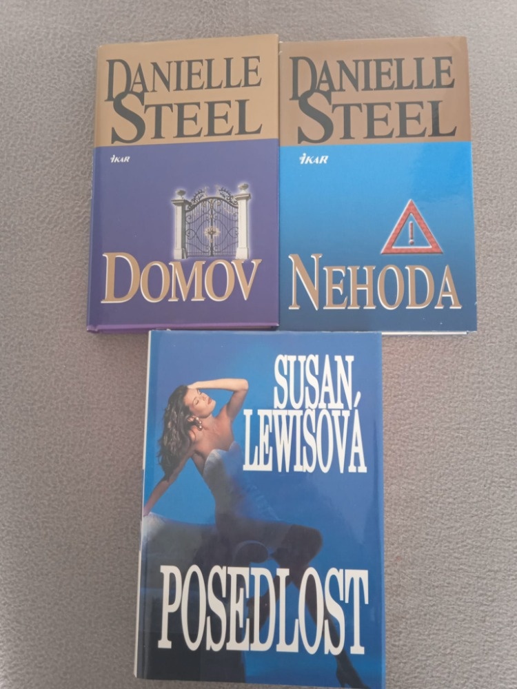 Knihy Danielle Steel a Susan Lewis