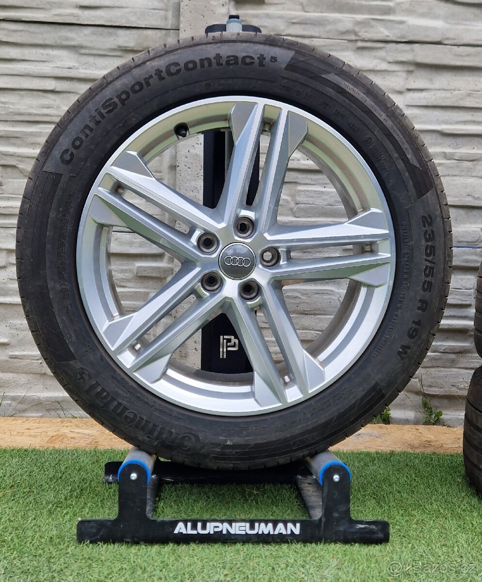 5x112 audi Q5 sada R19 + ☀️letní pneu ZÁNOVNÍ STAV