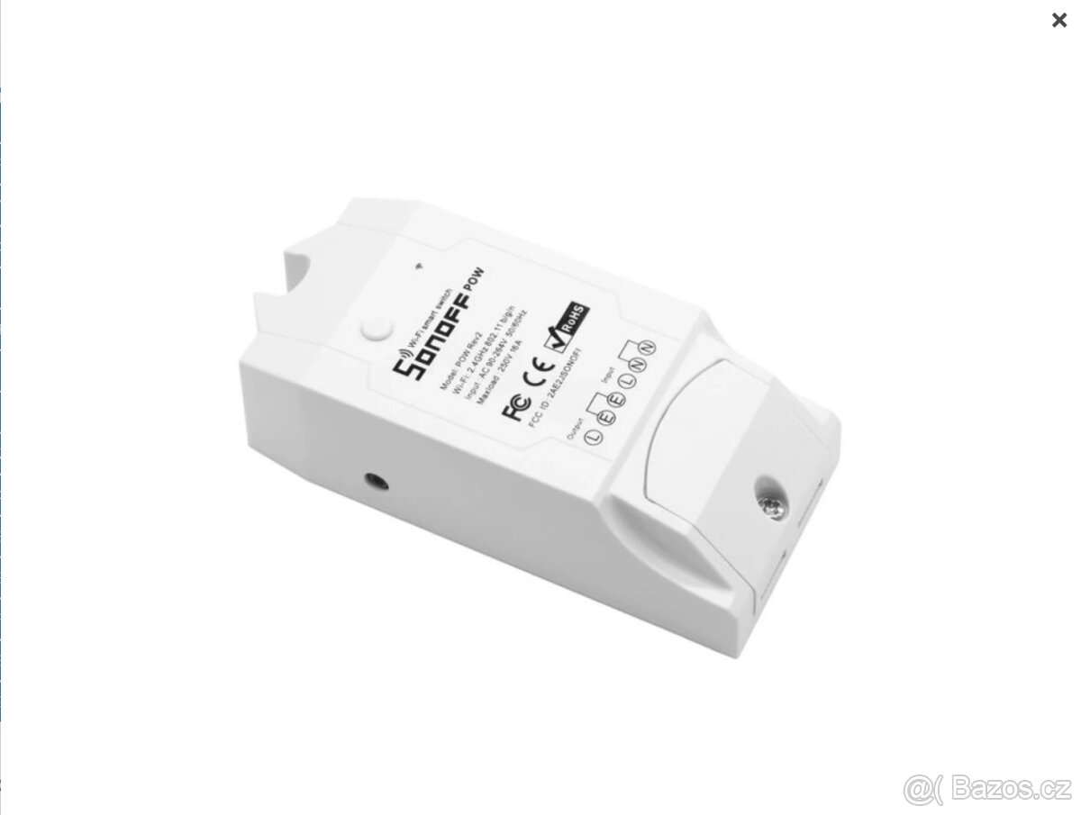 Sonoff Pow R2 ,wifi spínač s měřením spotřeby energie
