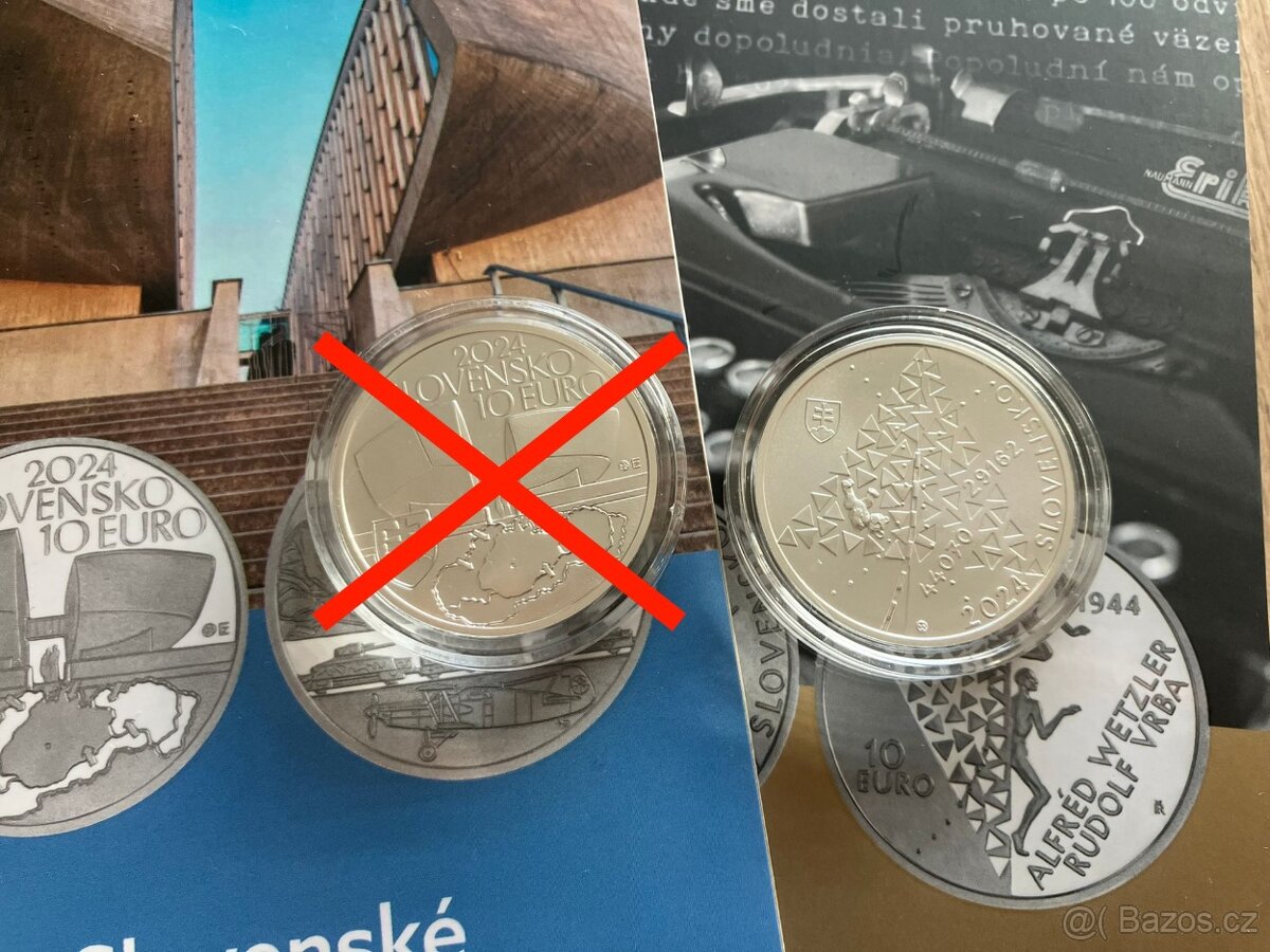 Slovensko strieborné pamätné mince