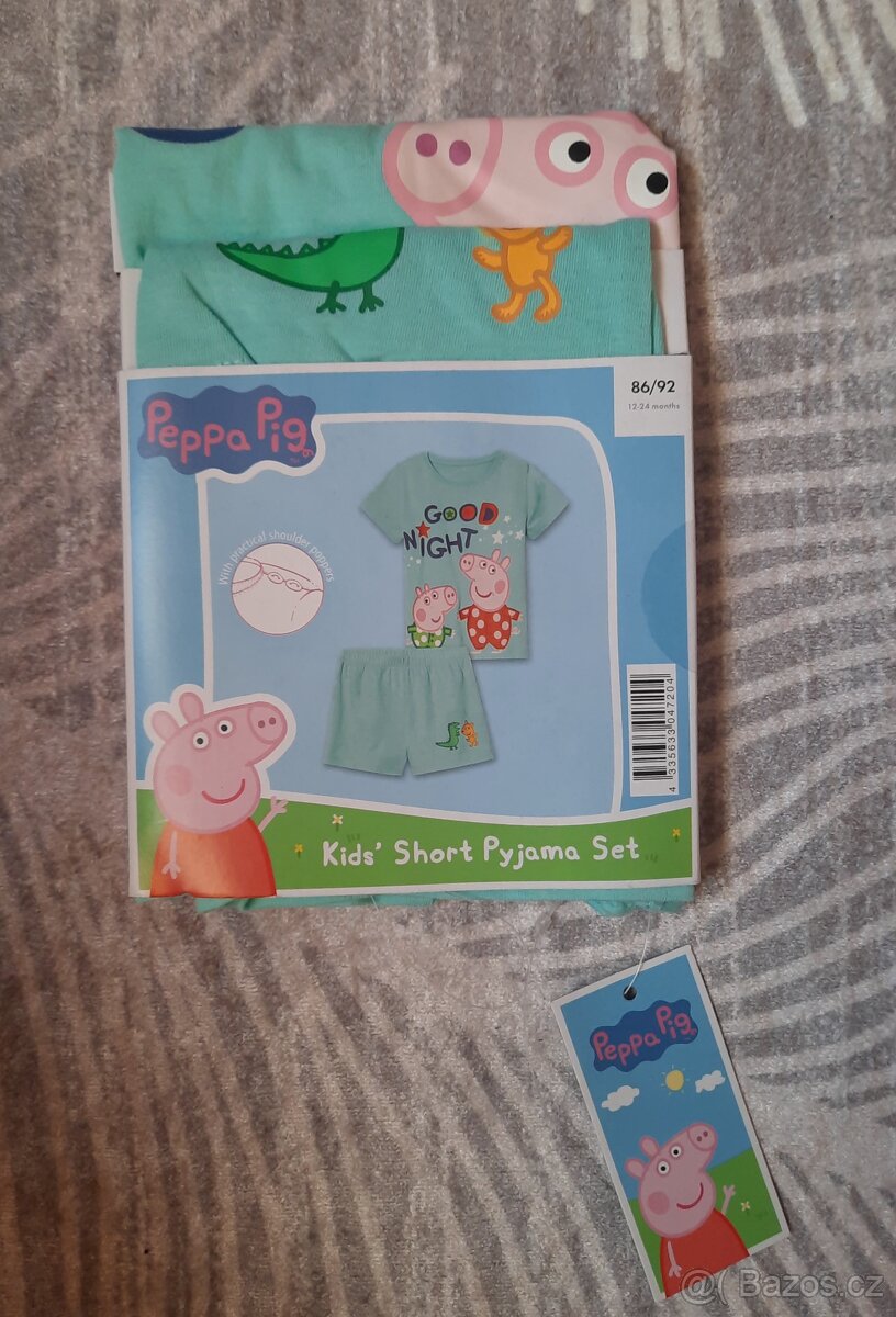 Dvoudílné pyžamko Peppa pig 2 barvy