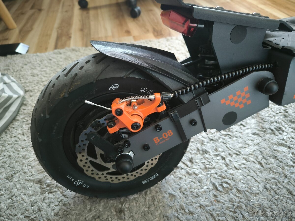 Kukirin G4 přední a zadní blatník vytištěný na 3D tiskárně