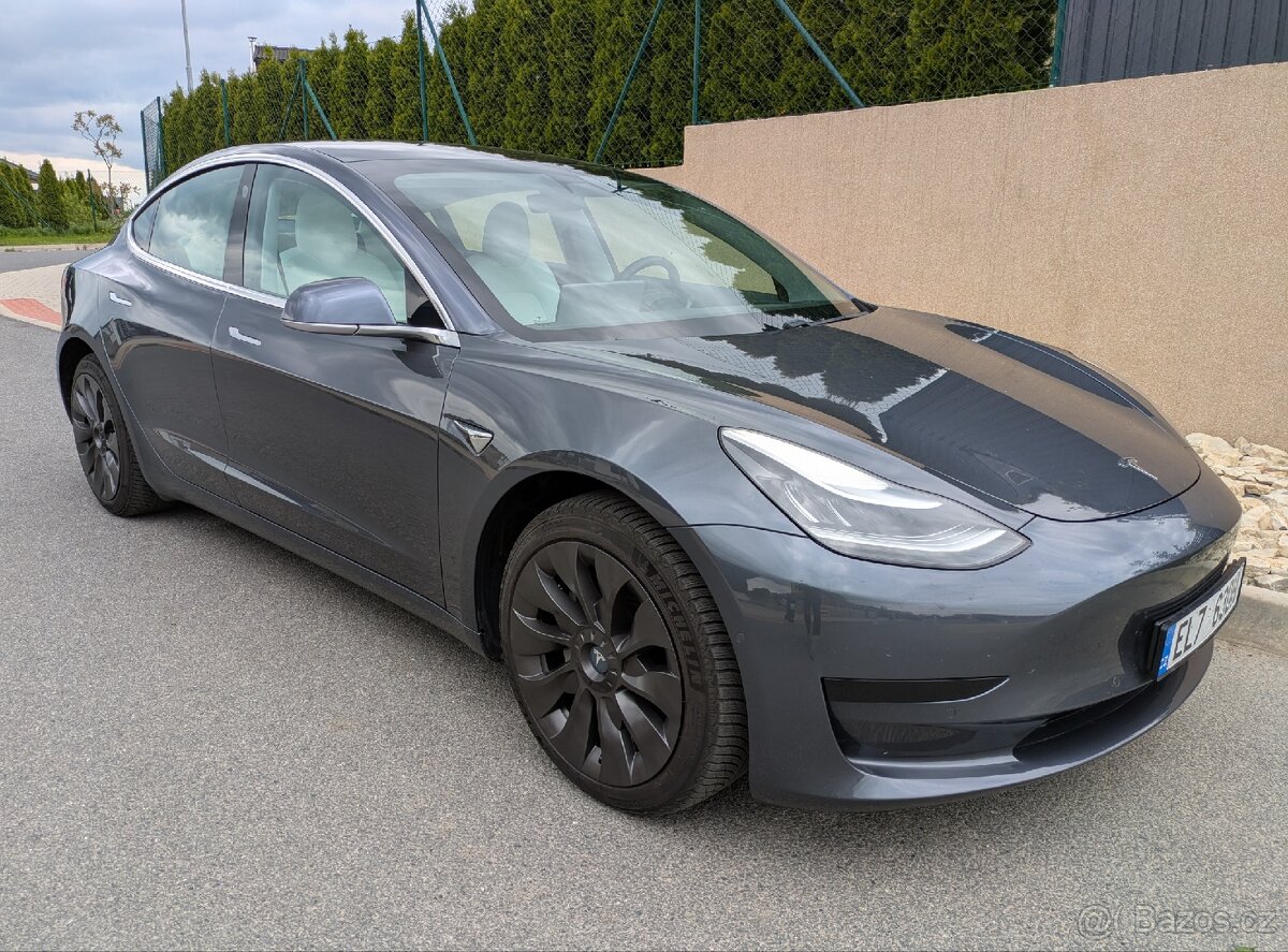 TESLA MODEL 3 239kW SR+ 2020, ZÁRUKA, BÍLÝ INTERIÉR, DPH