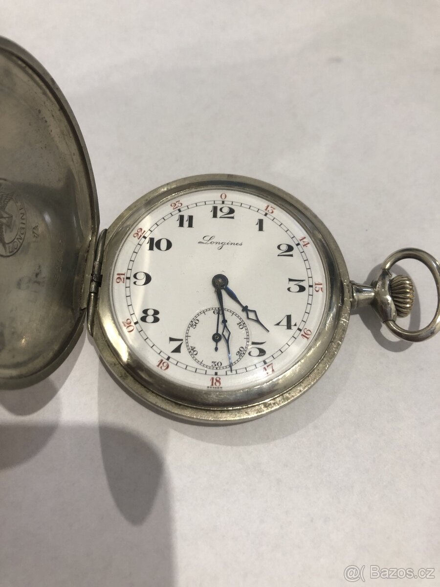 kapesní hodinky LONGINES v oceli top stav