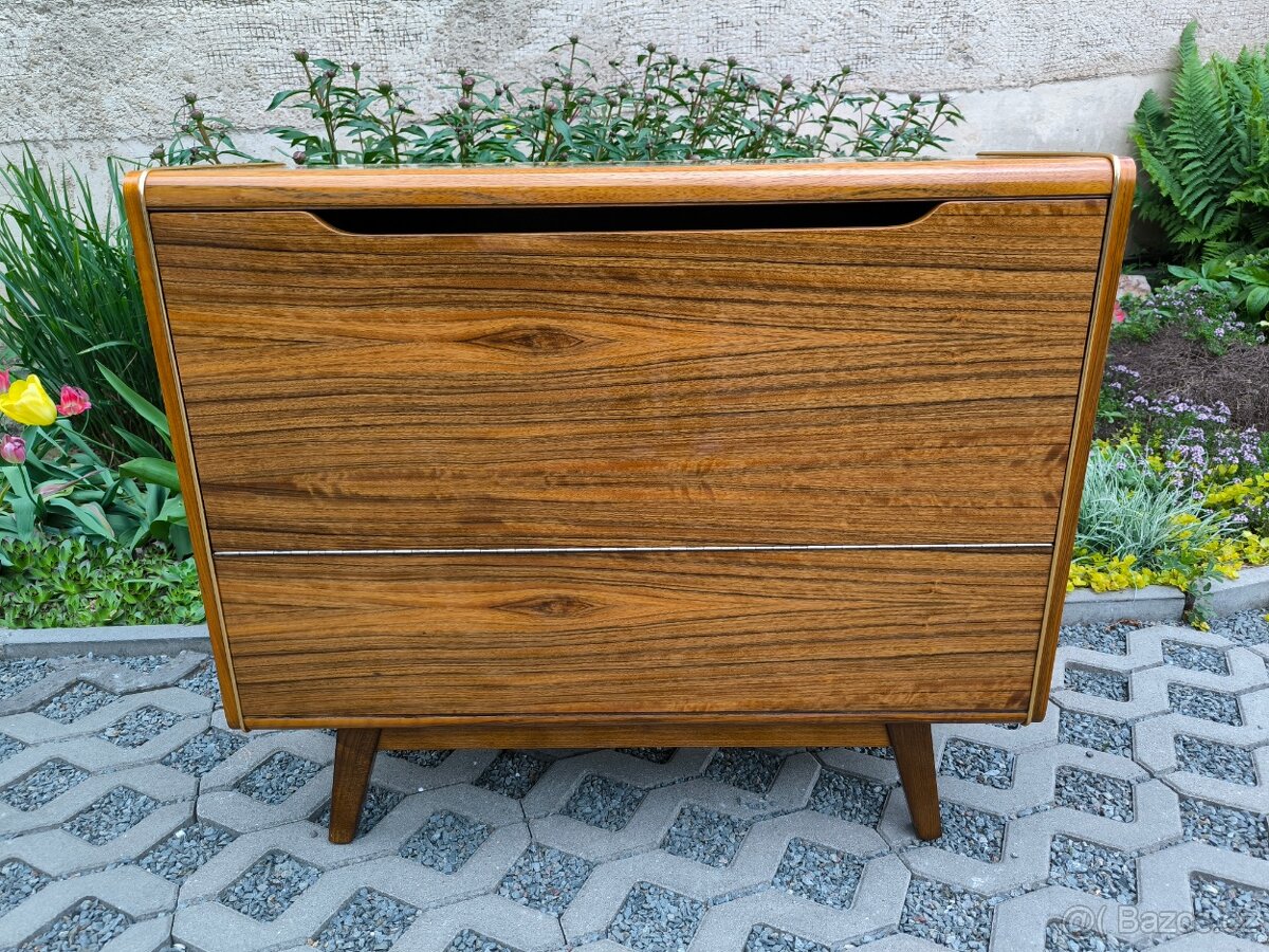 Retro komoda, peřiňák Jitona - Landsman, Nepožitek