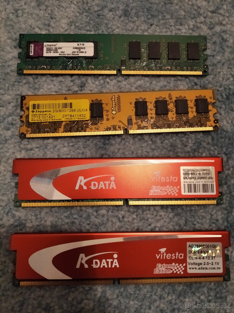 RAM / Paměti 6GB 800mhz