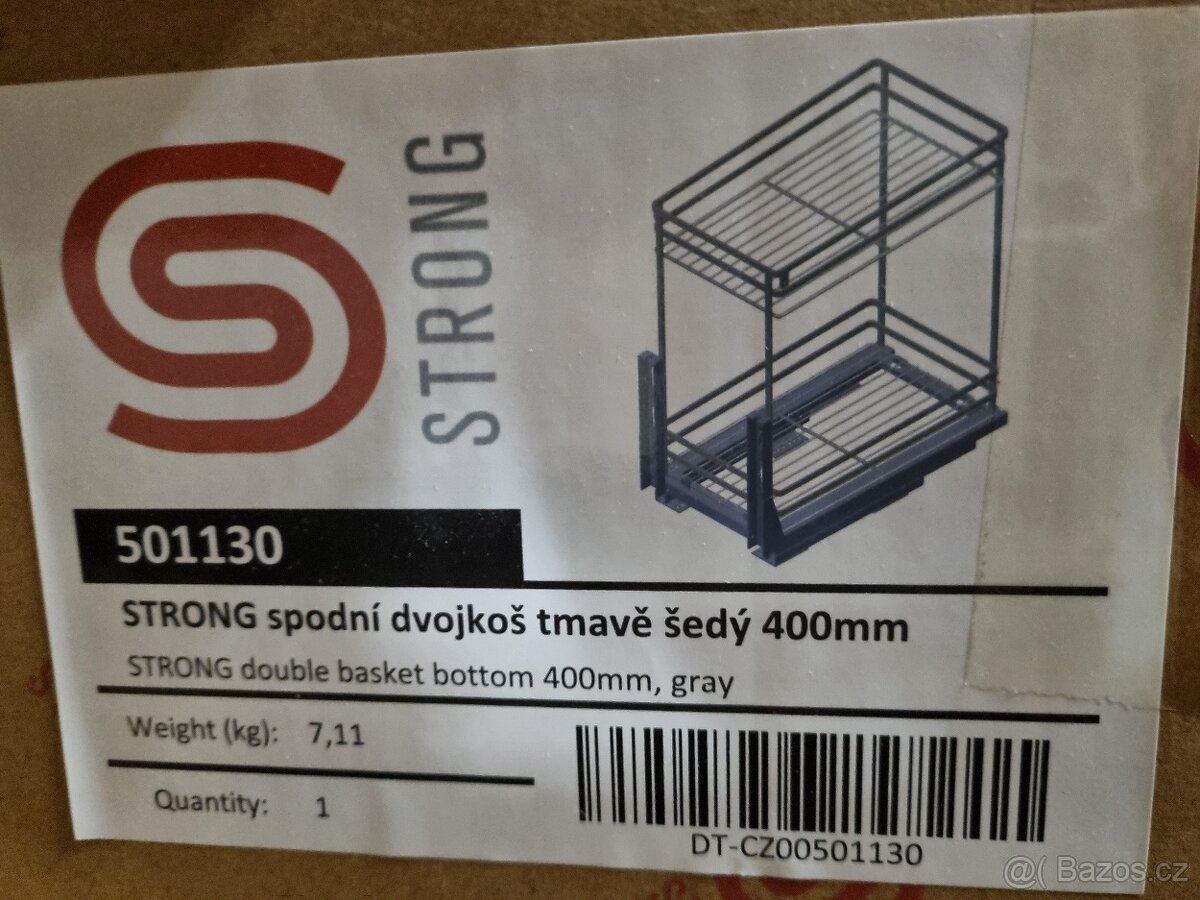 Výsuvný drátěný koš Strong 501130