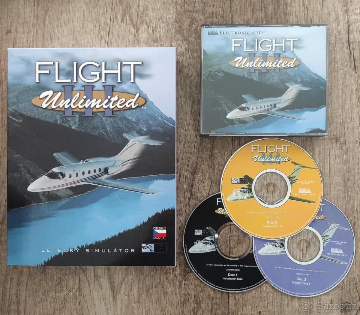 PC hra - CZ big box - Flight Unlimited 3