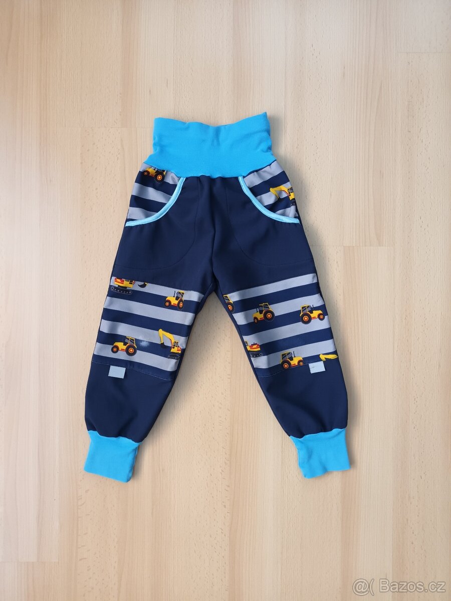 Dětské softshellové kalhoty vel. 98
