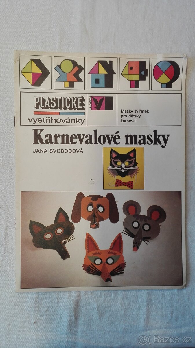 Plastické vystřihovánky Karnevalové masky