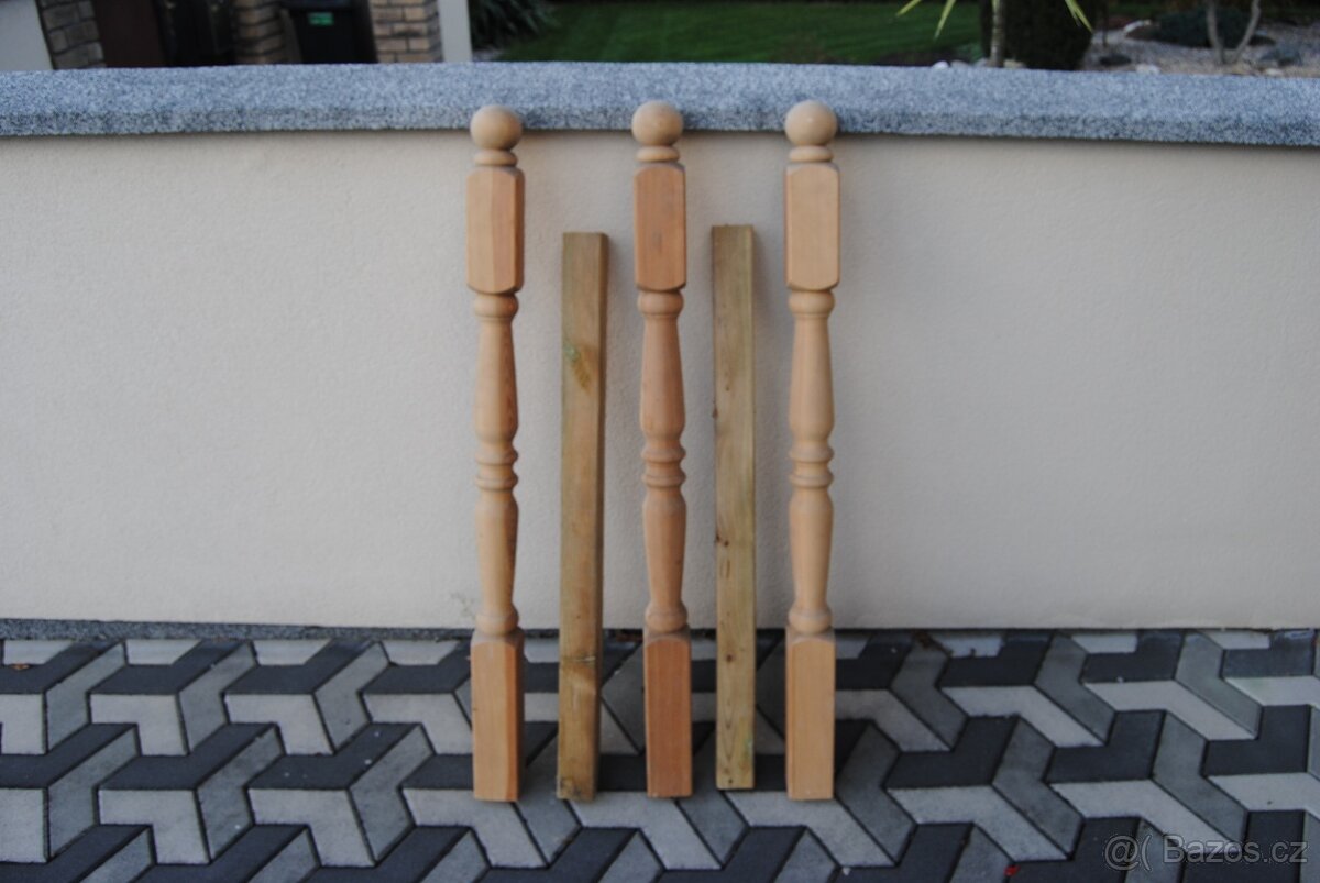 Dřevěné soustružené sloupky