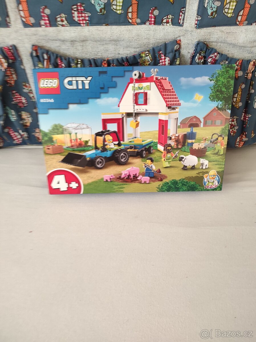 LEGO City - 60346 Farma, Stodola a zvířátka