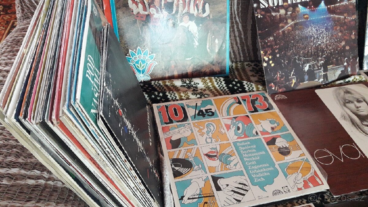 +/- 60 LP gramofonové deseky