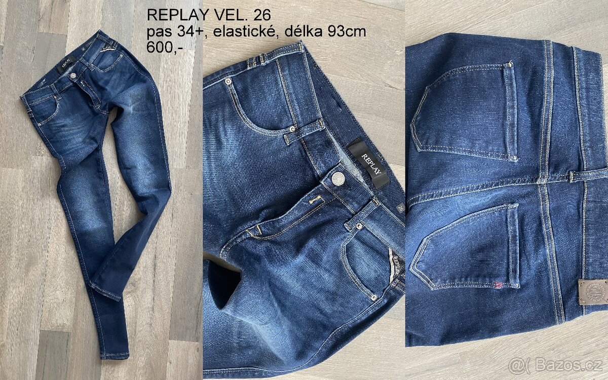 Replay dámské rifle vel. 26 ..