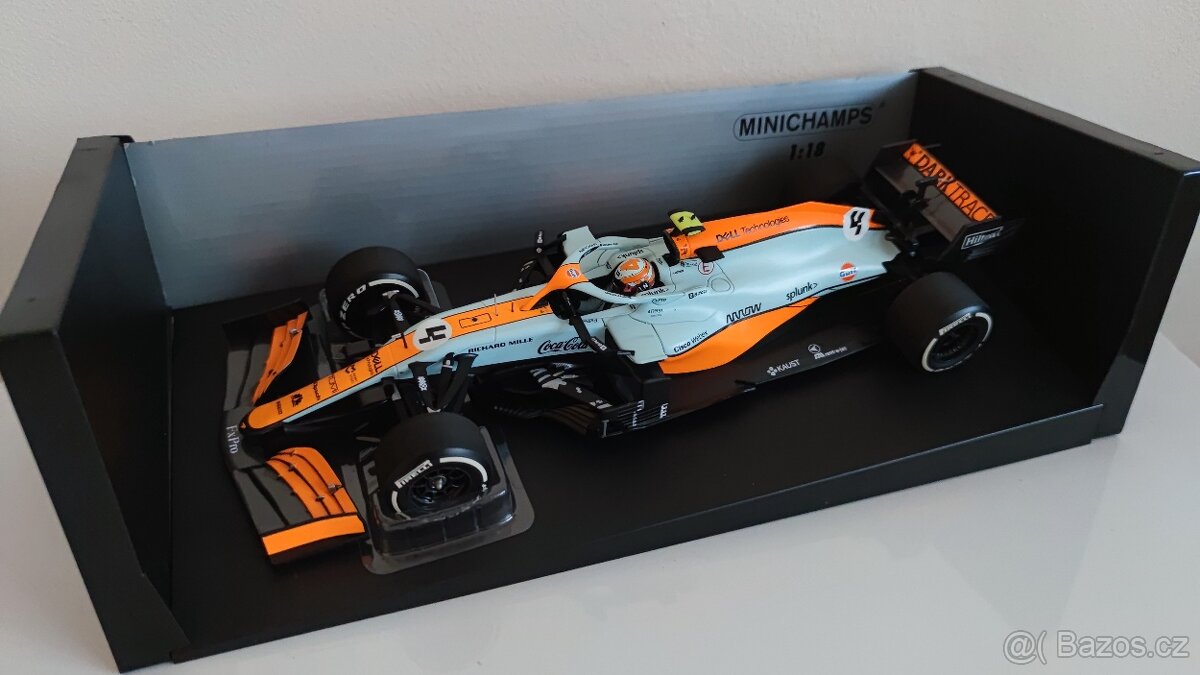F1 McLaren MCL35M L.Norris Monaco GP 2021 1:18