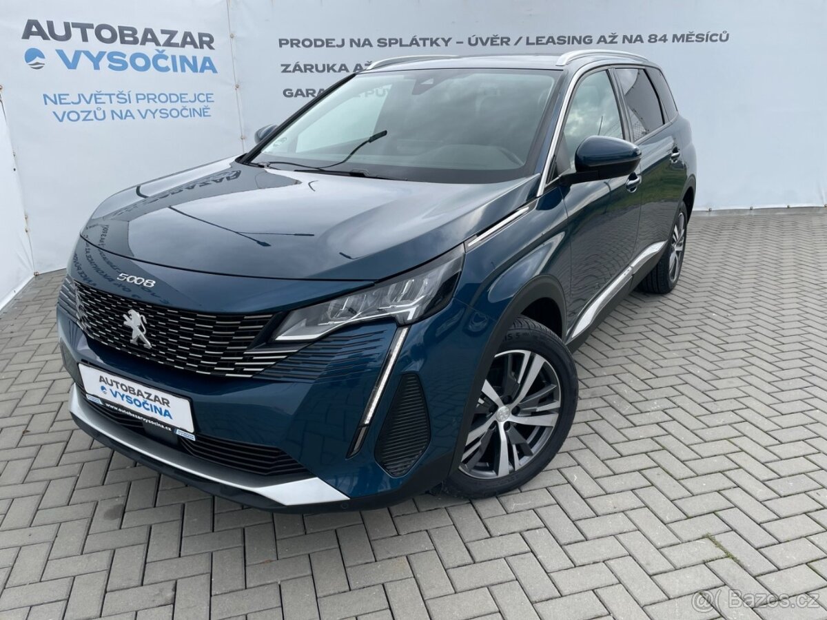 Peugeot 5008 II 1.2PT ALLURE 7míst ČR+1.maj. Tažné.