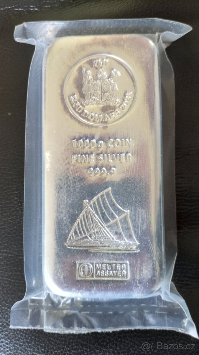 Investiční stříbro 1kg certifikované