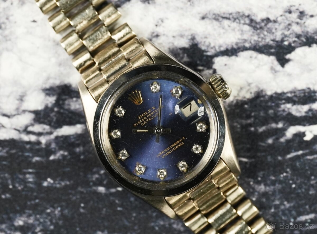 Rolex Lady Datejust 18k WG + President