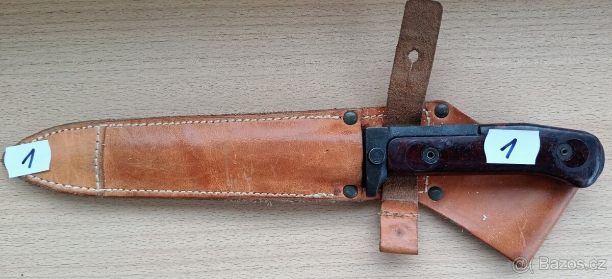 Nový nepoužitý bodák bajonet na sa 58 4.typ vrhací + pochva