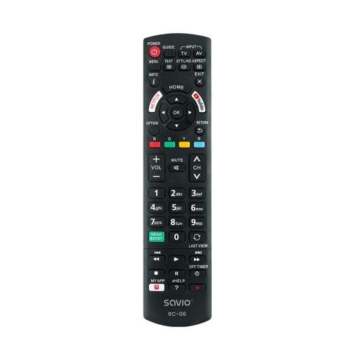 Dálkový ovladač Savio RC-06 pro TV Panasonic